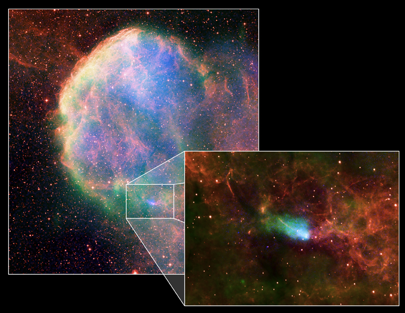 IC 443. Źródło: Chandra