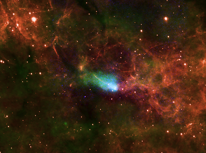 Gwiazda neutronowa w IC 443. Źródło: Chandra