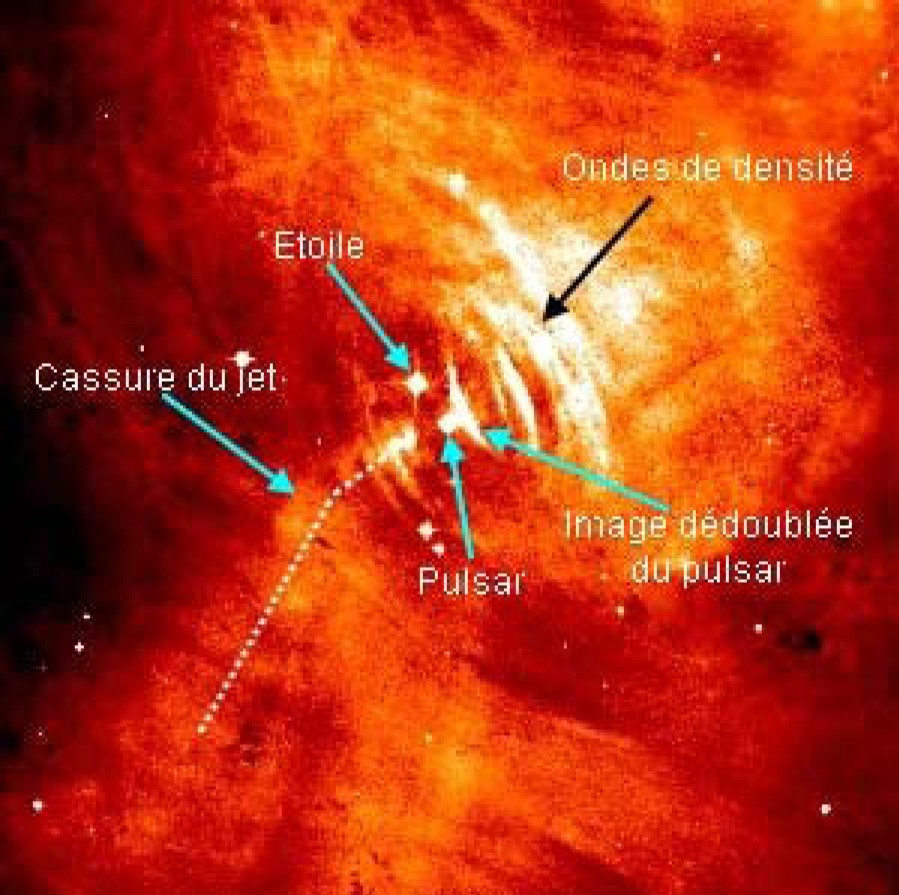 Struktura pulsara w Krabie